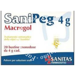 Sanipeg macrogol polvere per soluzione orale 20 bustine da 4 g