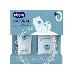 Chicco natural sensation set bagnoshampoo+pasta lenitiva