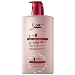Eucerin gel & olio doccia delicato 1 litro