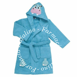 Chicco accappatoio ippopotamo azzurro 24 mesi+