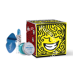 Euphidra un tuo sorriso happy smile lip scrub + happy smile balsamo nutriente + happy smile lip brush omaggio