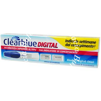 Clearblue Test di Gravidanza con Indicatore delle settimane 1 Test