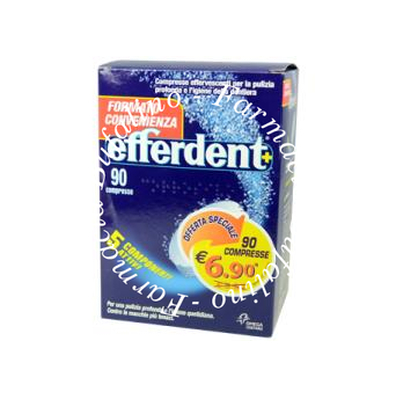 EFFERDENT 90Compresse Effervescenti FORMATO CONVENIENZA