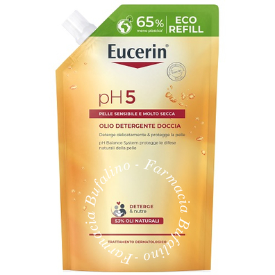 Eucerin ph5 olio doccia refill 400 ml