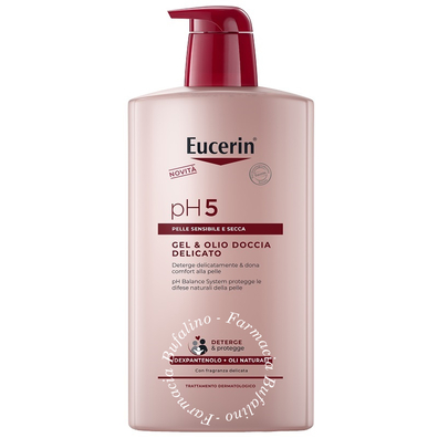 Eucerin gel & olio doccia delicato 1 litro