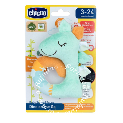 Chicco gioco baby sense&focus trillino soft dinosauro eco+
