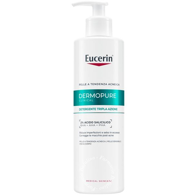Eucerin dermopure clinical detergente tripla azione 400 ml