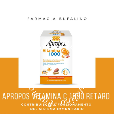 Apropos vitamina c 1000 a rilascio prolungato 24 compresse deglutibili