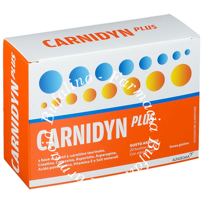 Carnidyn plus 20 bustine da 5 g gusto arancia