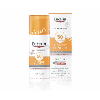 Eucerin sun protection spf 50+ pigment control sun fluid 50 ml