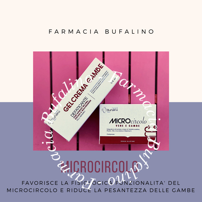 FARMACIA BUFALINO Microcircolo 45 Compresse+ GelCrema Gambe