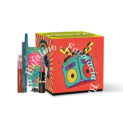 Euphidra una festa indimenticabile viva eye liner + crema mani petali rosa 50 ml + rossetto mat + matitone labbra + stilo occhi waterproof